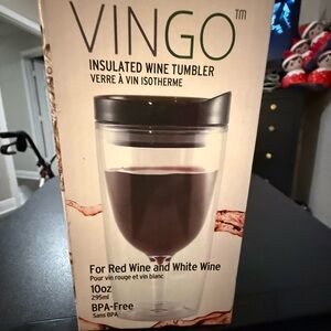 Insulated Wine Tumbler - Clear
